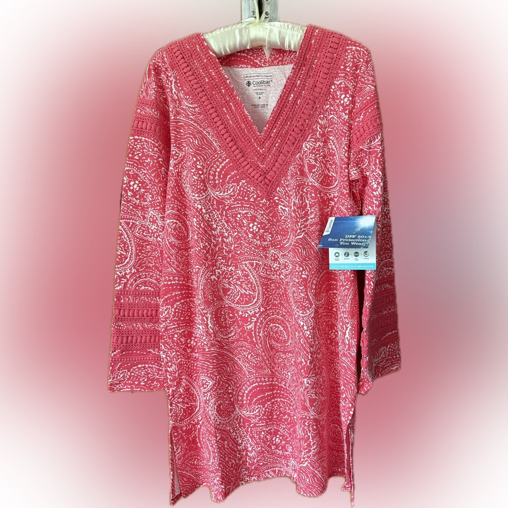 Coolibar UPF 50+ swim coverup, dress, or tunic. NWT
